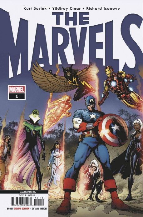 Marvels Vol 2 1 Cinar Second Printing Variant