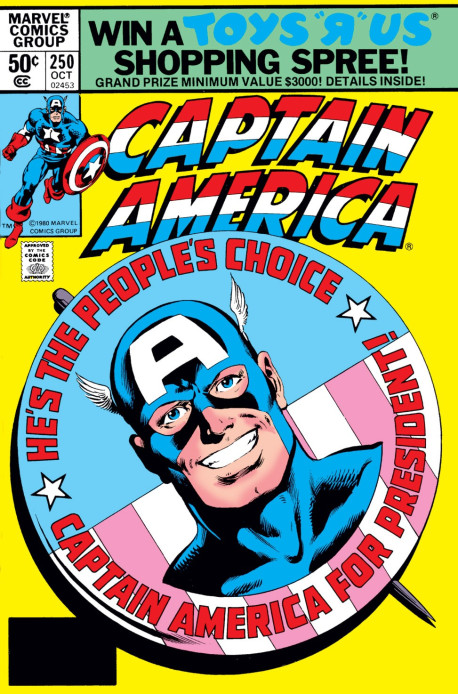  					Captain America Vol 1 250
